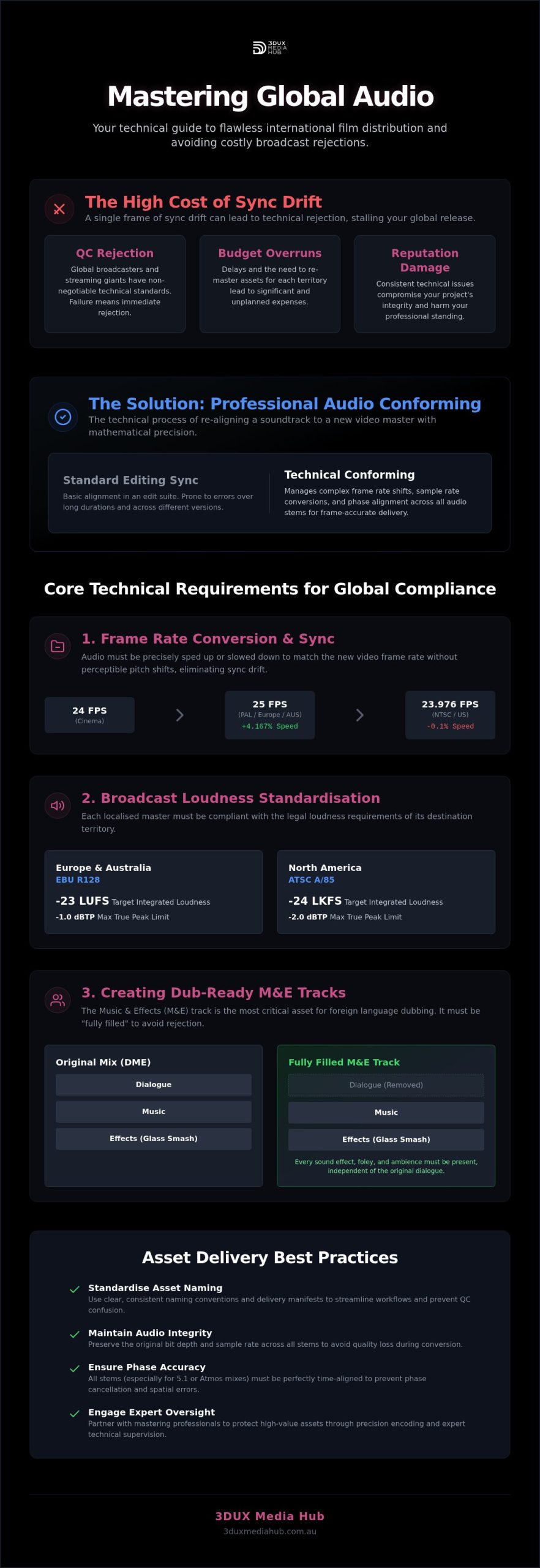 Audio Conforming for International Distribution: 2026