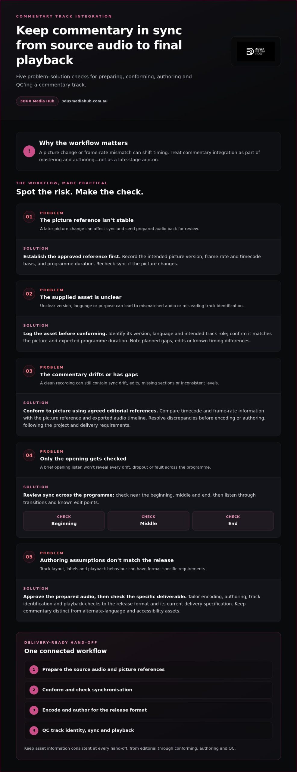 Audio Commentary Integration: Guide for Film Distributors
